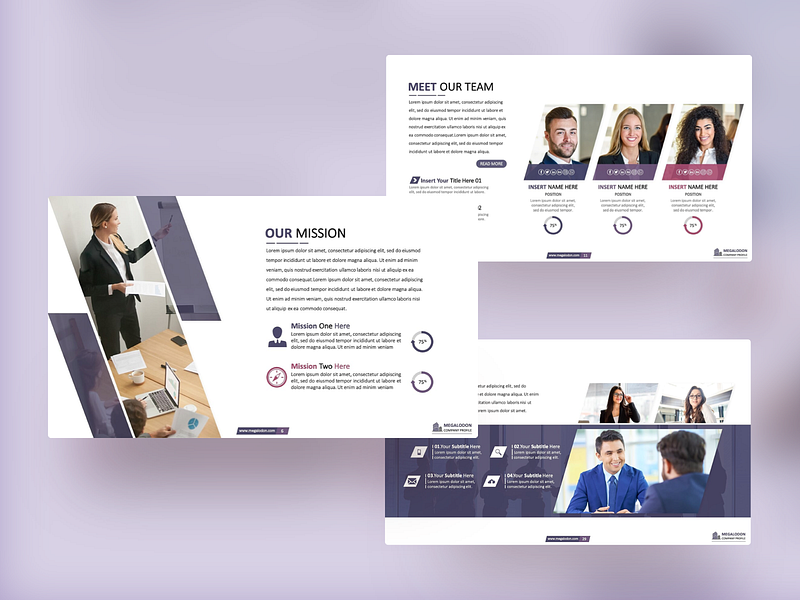 Megalodon PowerPoint Presentation Template by Premast on Dribbble