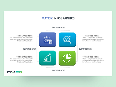 Eargo Matrix Free PowerPoint Template analysis business clean creative design editable free freebies freedownload icon infographic inspiration matrix minimal powerpoint powerpoint template presentation slides swot unique