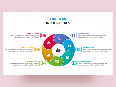 Eargo Infographic Bundle PowerPoint Template bundle business circular clean colorful creative design diagram editable free freebies icons illustration infographic minimal package powerpoint template presentation product project