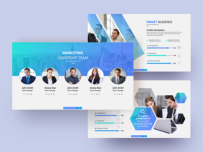 Marketing Plan Powerpoint Presentation Template by Premast on Dribbble