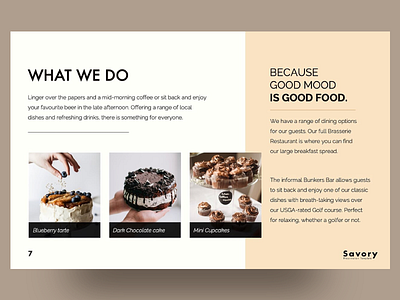 Savory Free PowerPoint Presentation Template clean cooking creative delicious design dinner food food and drink foodie free free template freebie minimal mood powerpoint presentation recipes restaurant slide template