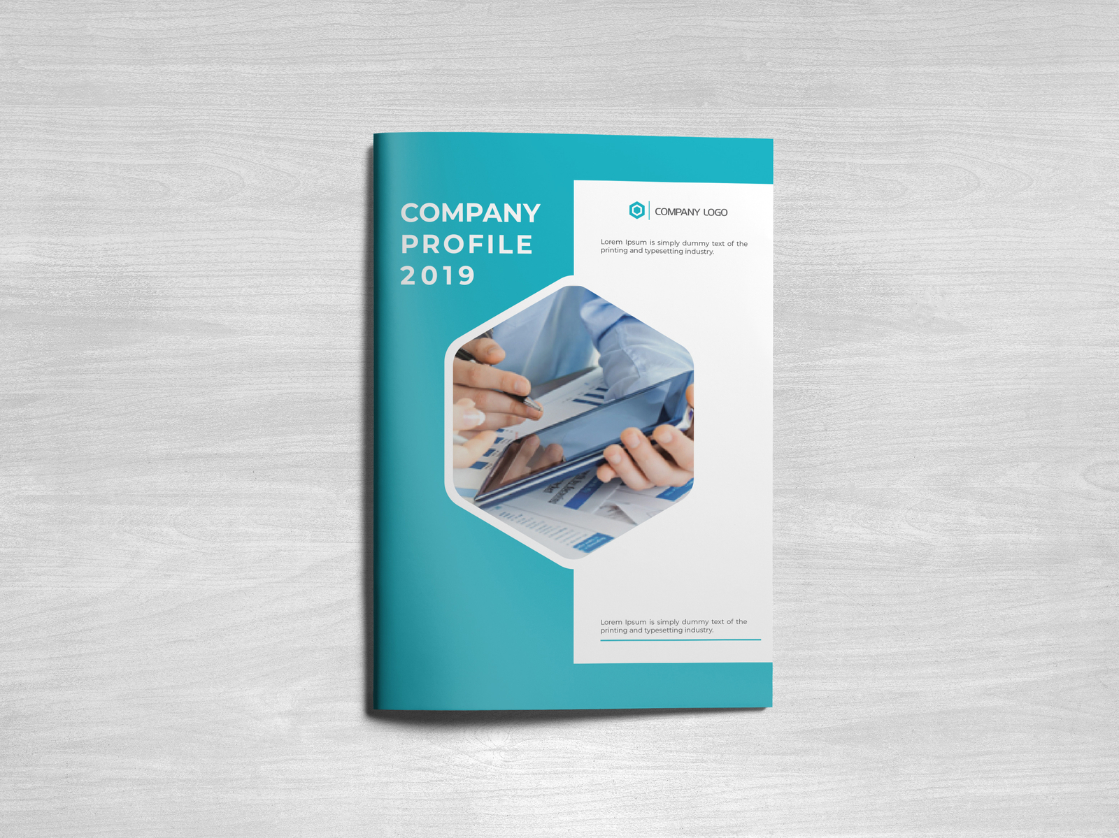 Company Profile Cover Page Template Free Download