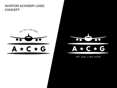 ACG - logo concept airline aviation brand identity flight graphic design logo logo design plane