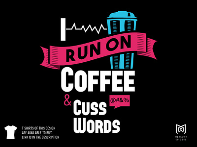 Coffee T Shirt Design Illustration