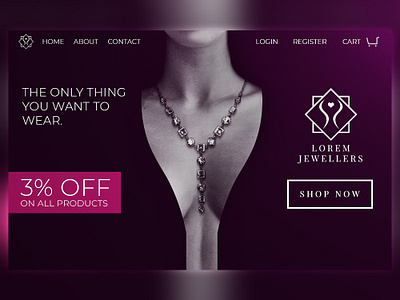 Jewellery Store Logo And Website Design