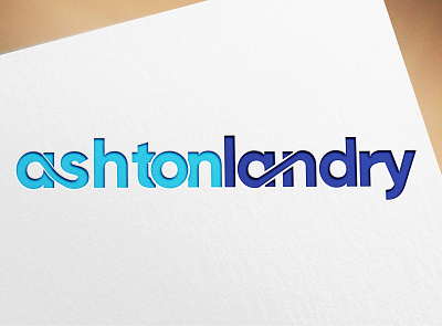 Typography Logo branding design flat icon illustrator logo typography vector