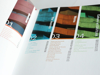 Bedankt Book Design | Table of Contents architecture book bookdesign design graphic design indesign layout design publication design typography