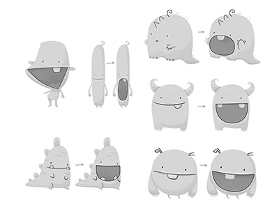 Monsters concepts characters concept illustration monsters storyboard