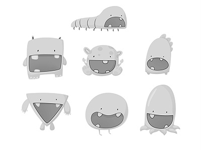 Monsters concepts characters concept illustration monsters storyboard