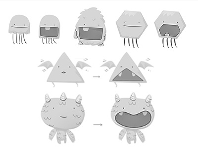 Monsters concepts characters concept illustration monsters storyboard