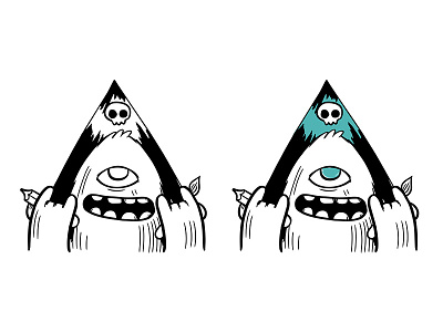 I present to you - MY LOGO art character characterartist doom draw illustration illustrator logo monster paint vector