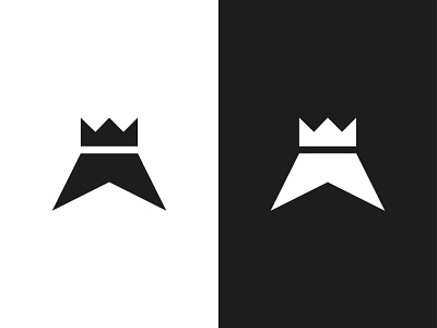 A - Crown Logo Concept a logo branding branding and identity branding concept icon identity illustration lettering logos logotype