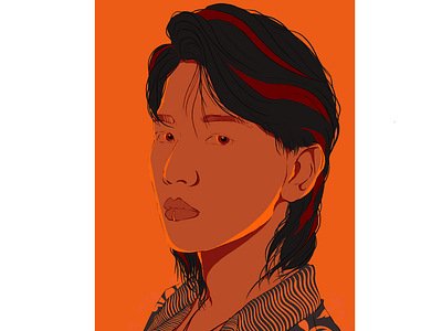 Baekhyun art design digital digital illustration digitalart illustration procreate sketch