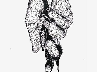 stippling hand 01