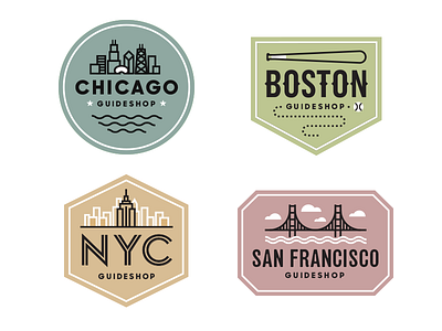 Bonobos Badges badges icons illustrations