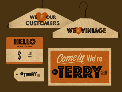 Vintage stuff branding vintage