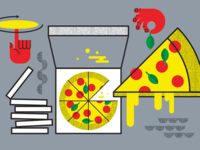Pizza Pie pizza illustration