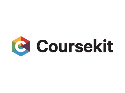 Coursekit calibre coursekit education identity logo startup