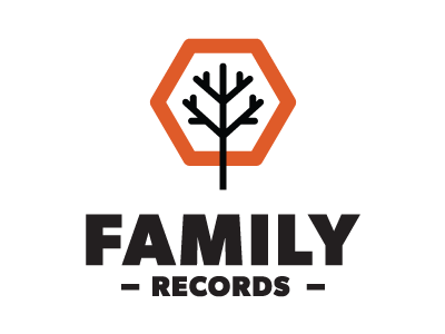 Family Records family logo music records tree
