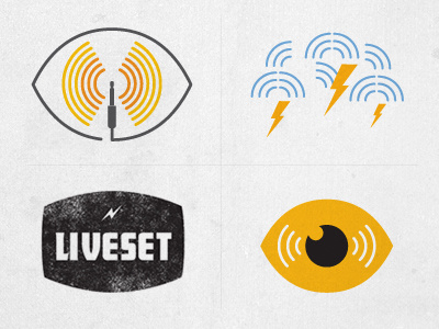 Liveset Reject 2 - Eye-fi & Lightning eyes liveset logos reject