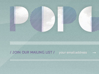 Popgun is live typography website