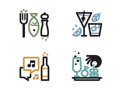 Bites, Boite & Buzz icons