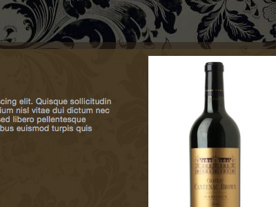 Wine merchant product page