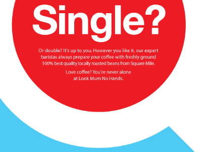 Single coffee cup single