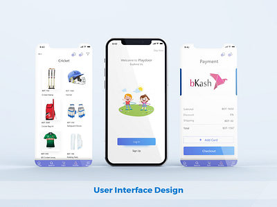 Playdoor UI Design adobe xd android app android app design branding creative design graphic design illustration indesign mobile app ui user interface ux