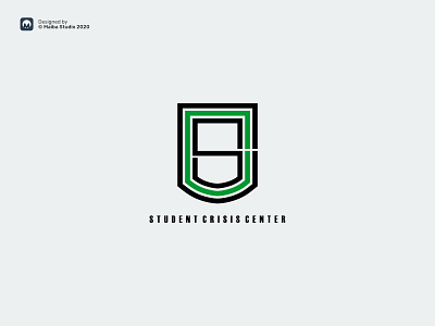 Student Crisis Center Logo branding center crisis design discussion flat logo symbol logo word logo
