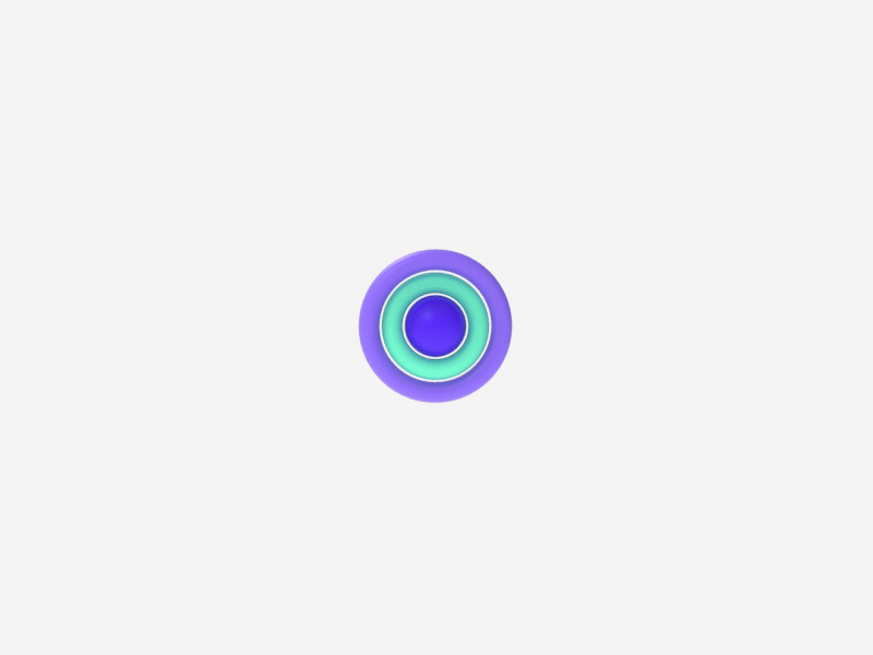 Animated 3D Loading Icon