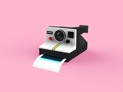 3D Polaroid OneStep Instant Camera