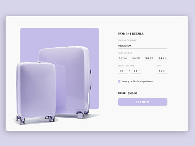 Daily UI 002 - Checkout Page