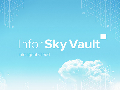 Infor Skyvault branding design logo software web