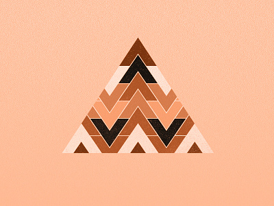 O.M. 1 brand color identity illustration logo pattern pyramid tattoo triangle