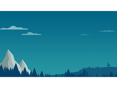 Clara on a Mountain background branding identity illustration landing page llamas theme