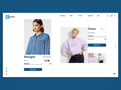 Online Store Redesign Concept UI concept design georgia online shop online store shop ui ui ux ui design uidesign uiux web web design webdesign website website design xd