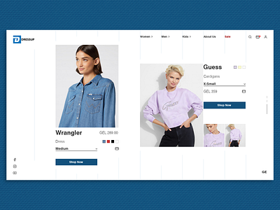 Online Store Redesign Concept UI