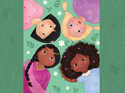The beauty of diversity book children childrensbook design illustration photoshop