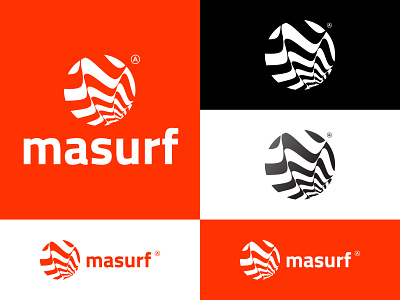 Masurf Logo Design