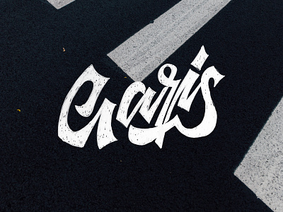 Garis hand lettering letter lettering type typedesign typeface typo typography typography design