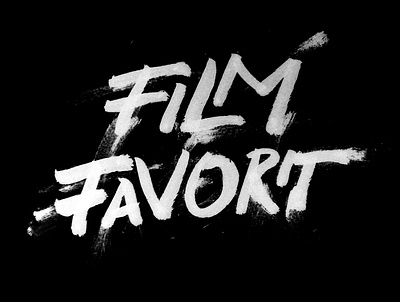 Film Favorit blackletter hand lettering letter lettering logo logotype type typedesign typogaphy typography