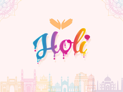 Holi Typography