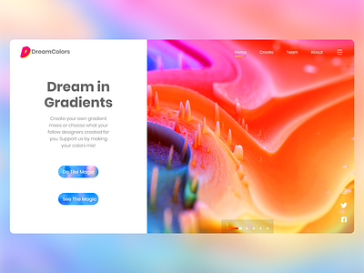 DreamColors - Landing Page