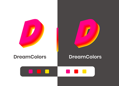 DreamColors Logo blend colorful design gradient gradient design illustrator layers logo omg ui ux design vector