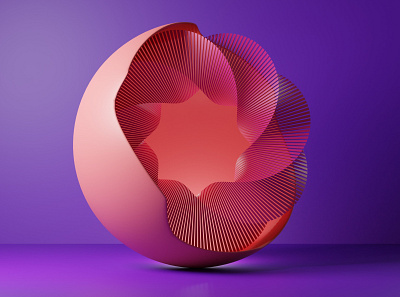 Attempting 3D Abstract 3d abstract bend blender blender 3d colors cycles render flat design twist