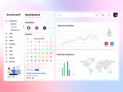 SpaceChase Dashboard