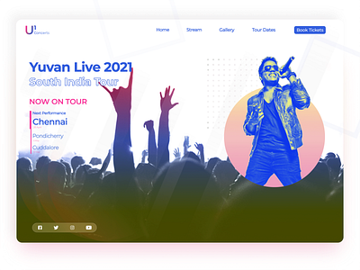 Concert Landing Page - Concept