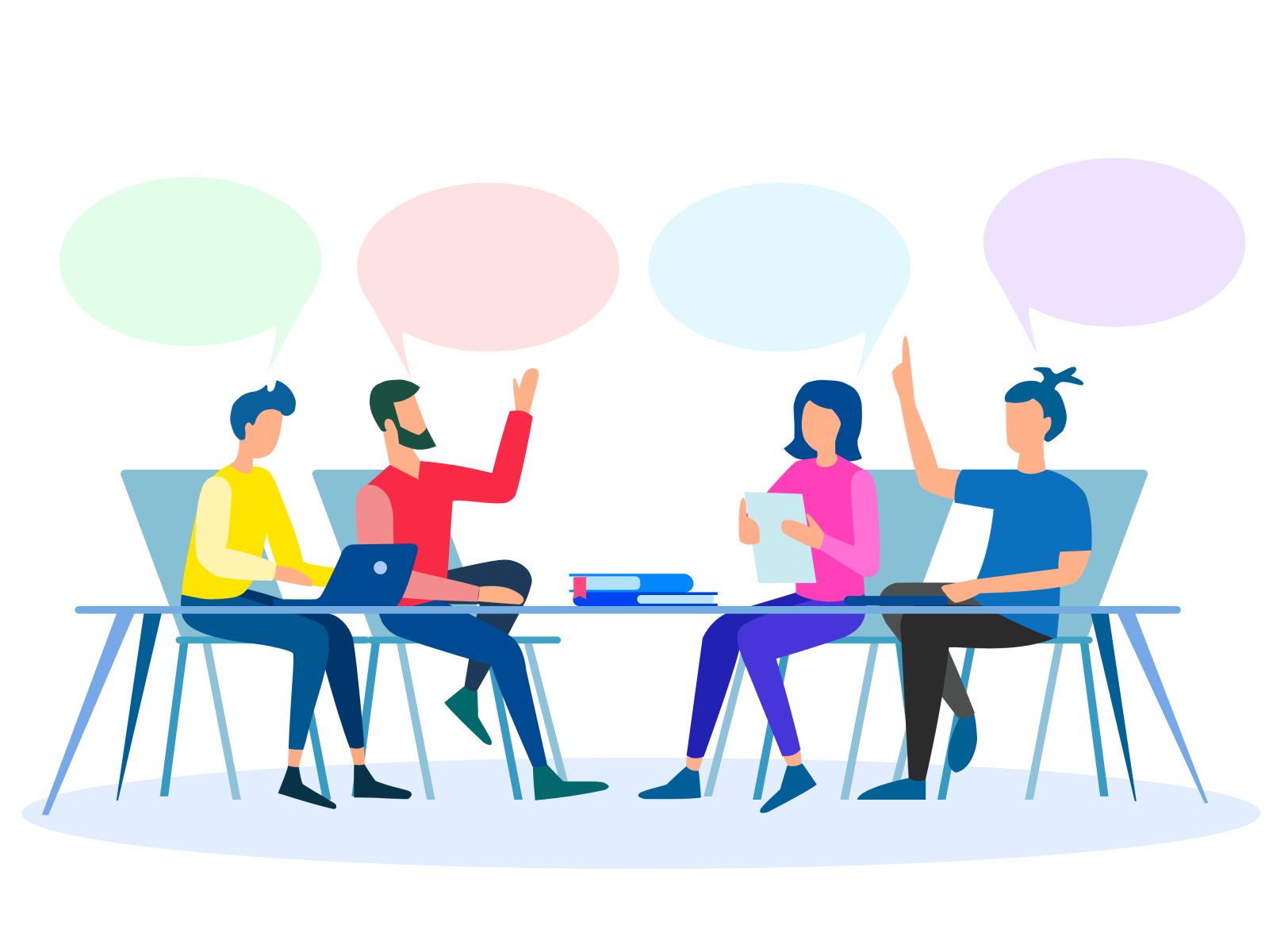 Group Meetings & Discussion by Sundhar on Dribbble