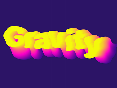 Newton called this force blend colors design gradient gradient design gravity illustrator layers newton purple tamil typography